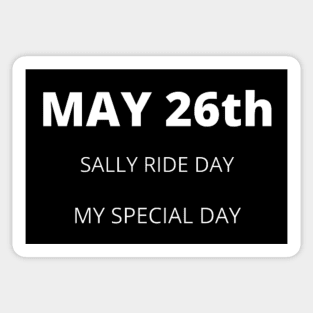 May 26th birthday, special day and the other holidays of the day Sticker